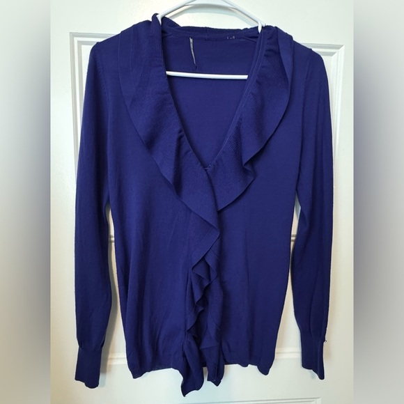 Elie Tahari Merino Wool Cardigan - Picture 1 of 9